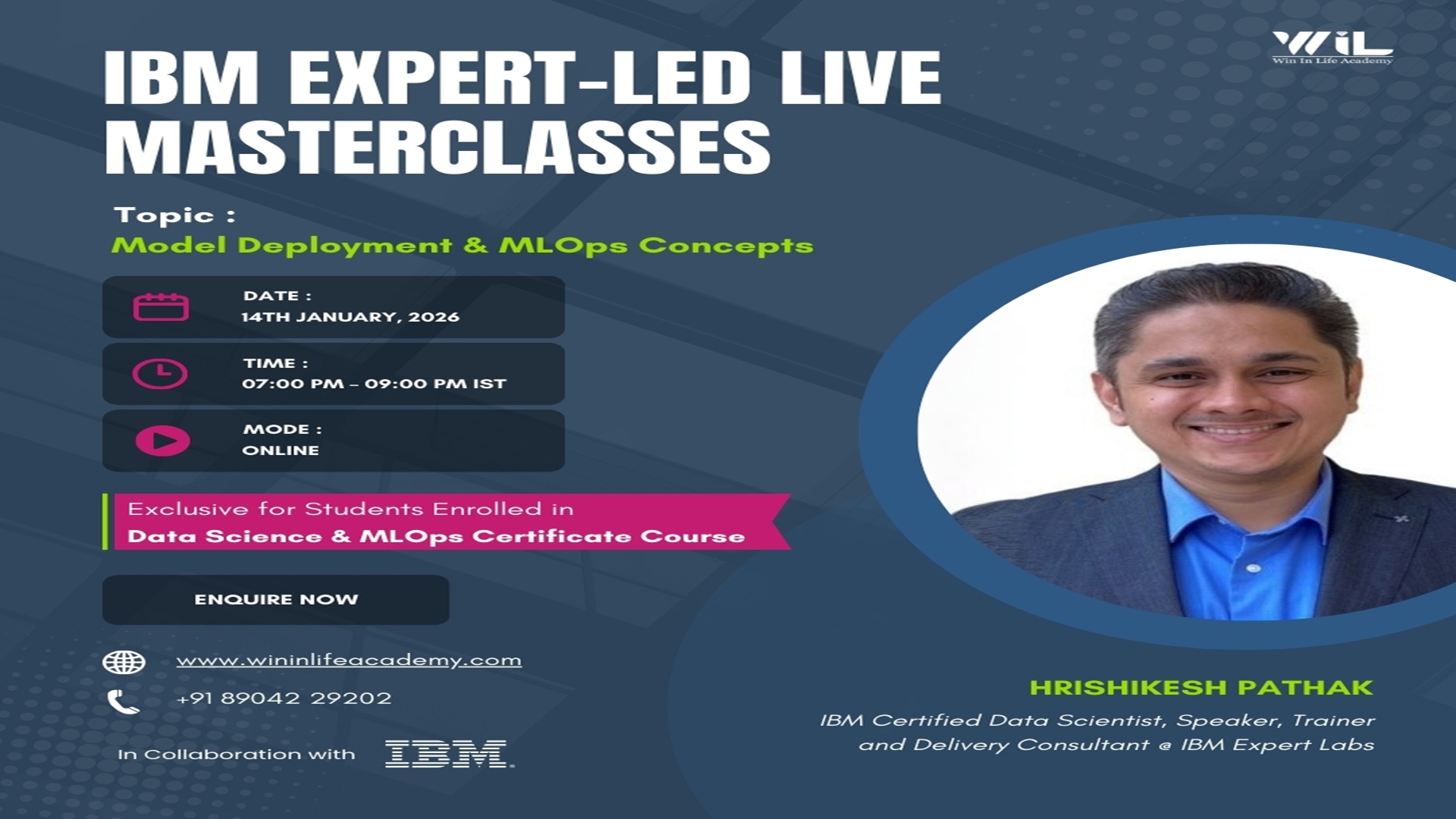 IBM Expert-Led Live Masterclass - 14th Jan 2026 - 7pm (mandatory)
